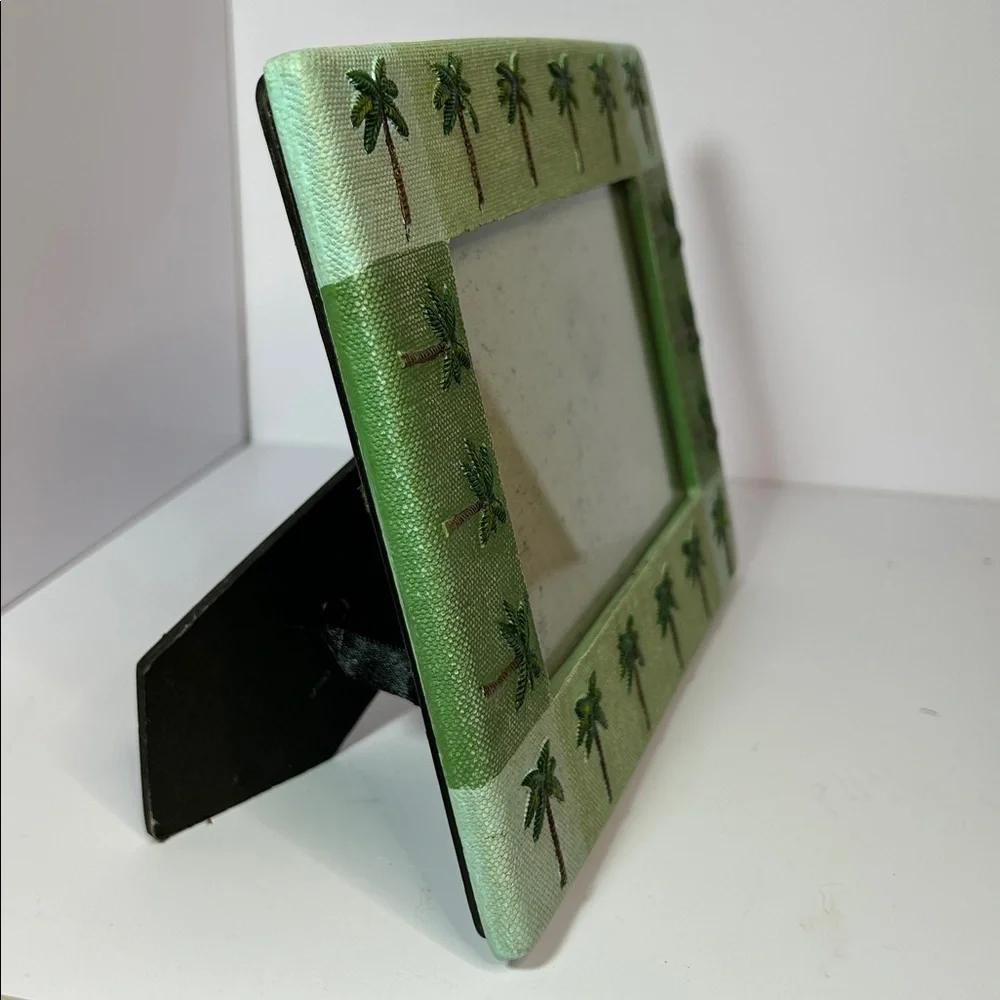 Palm Tree Vintage Green Photo Frame